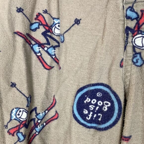 Life Is Good Men's Jake Skiing PJ bottoms Size Medium (F16) - Picture 2 of 10
